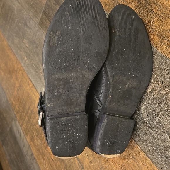 Zara Leather Moto Boots - Picture 12 of 15